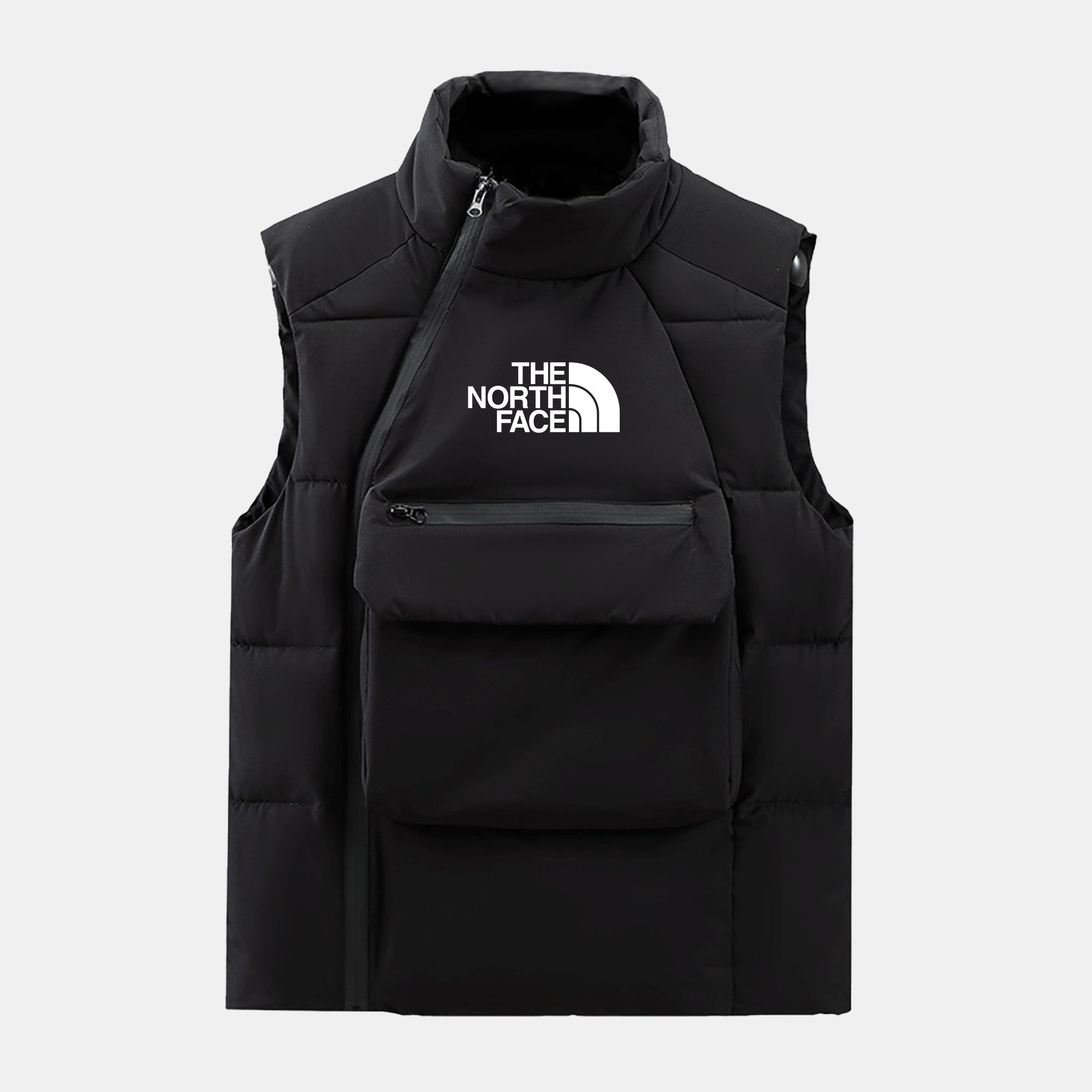 Suéter de Punto Acanalado Con Mezcla de Lana Acolchado TNF